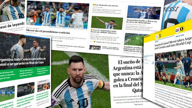 Messi, un marciano que copó los títulos de los diarios alrededor del mundo