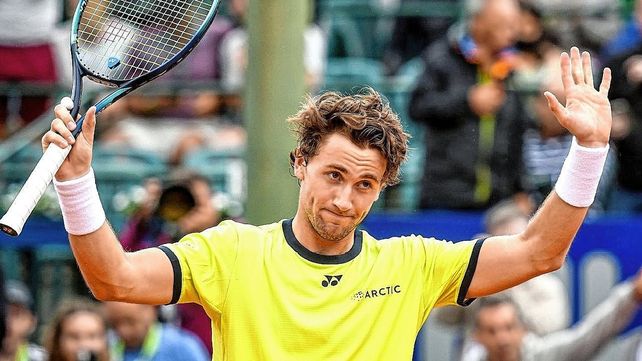 El noruego Casper Ruud eliminó a Federico Delbonis y jugará la final del Argentina Open.