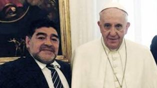 El Papa le pidió a Maradona que reconozca al hijo que tuvo con Cristina Sinagra