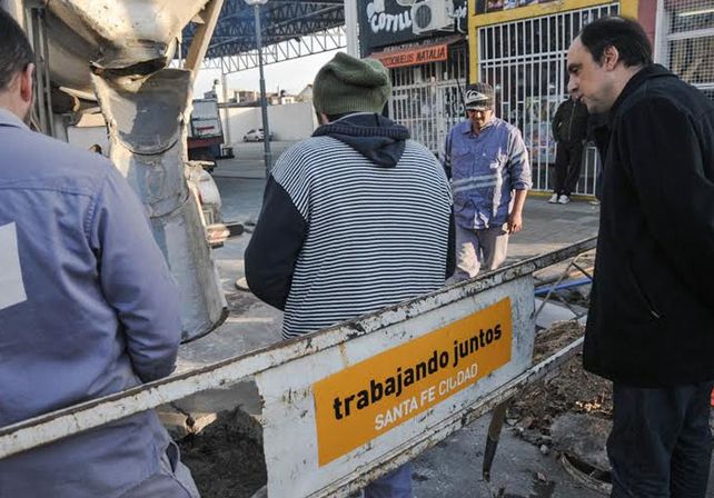 Plan de Bacheo: el intendente recorrió el avance de trabajos en el Sur de la ciudad