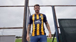 Miguel Barbieri, con la camiseta de Central en su anterior paso por el club de Arroyito.