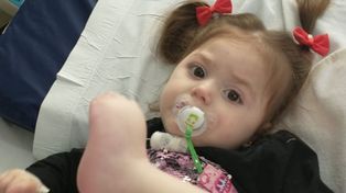 Nina fue ingresada el Hospital Italiano de Buenos Aires para recibir la aplicación del Zolgensma este jueves.
