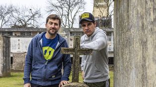 Creadores. El guionista Sebastián González Hansen y Martín Echevarría.