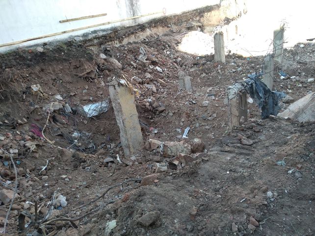 Salta 2141: comenzó la obra del memorial y hallaron los restos de un auto