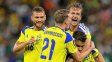 Suecia debutó en el Mundial con una contundente goleada ante Túnez