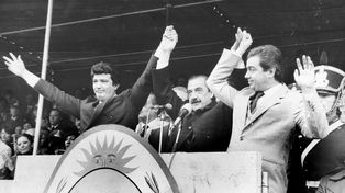 ALFONSIN EN ROSARIO 20-06-1984