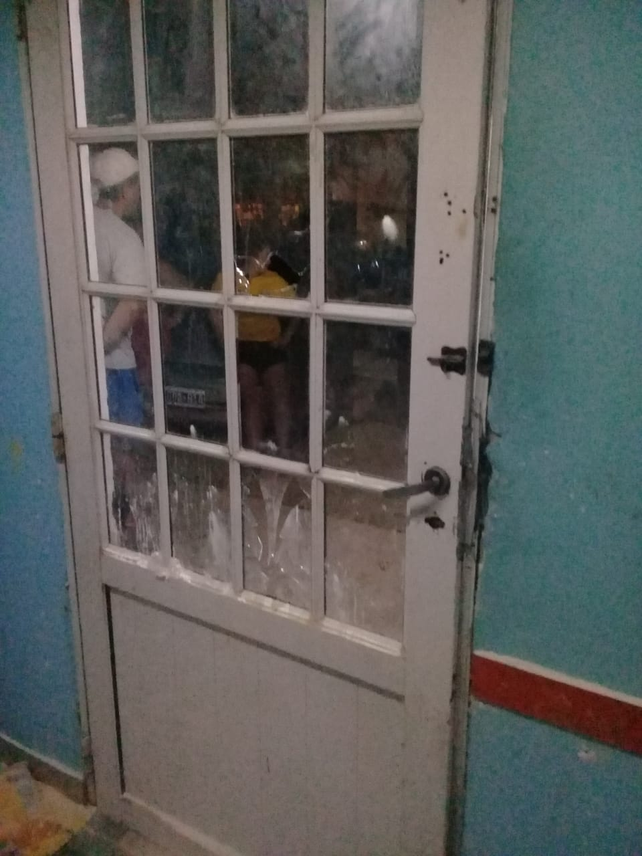 Los destrozos en la comisar&iacute;a.&nbsp;