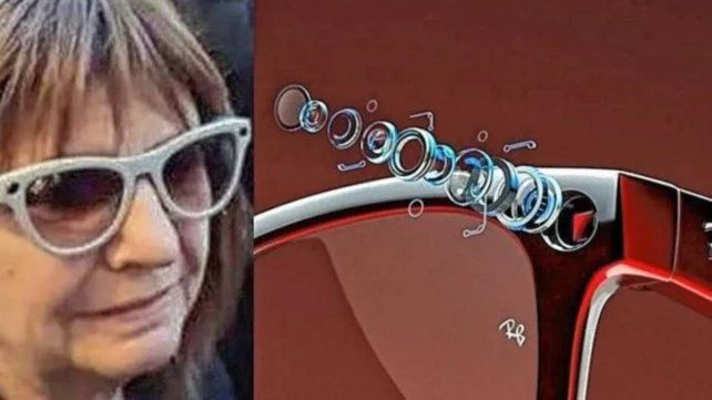 Los anteojos espía que usa Patricia Bullrich traducen, filman, escuchan audios y sacan fotos