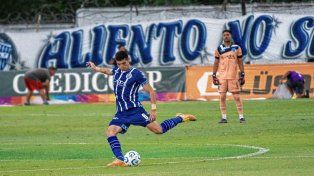 Leandro Quiroz, formado en Colón, debutó en la Liga Profesional con la camiseta de Godoy Cruz.