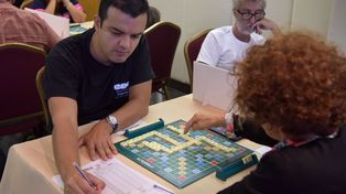 Benjamín Olaizola, tricampeón mundial y residente en Rosario.