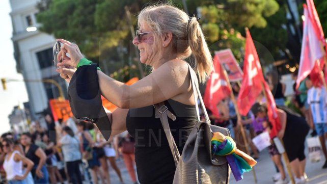 La tradicional movilización de mujeres