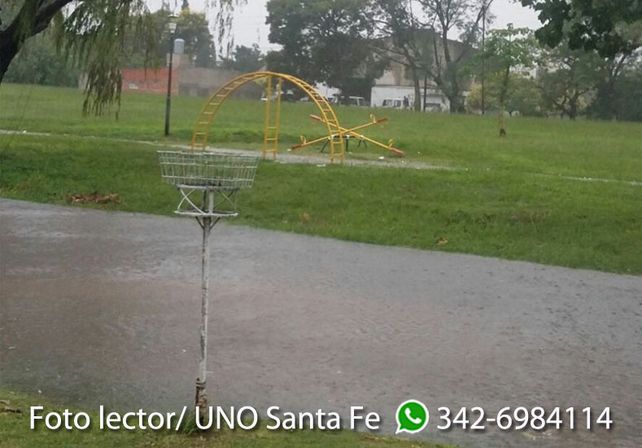 Así está Guadalupe Oeste en Avellaneda y Padre Genesio. Gentileza: Graciela