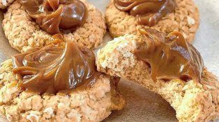 Pepas de avena y dulce de leche: una receta saludable ideal para la merienda