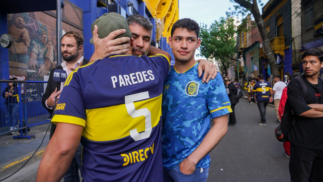 Hinchas de Boca y Central