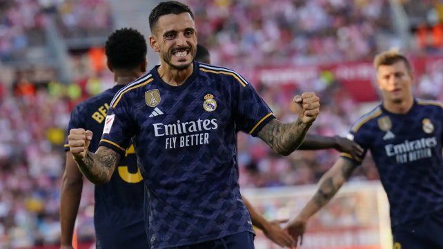 Real Madrid goleó a Girona y se subió a la punta de La Liga