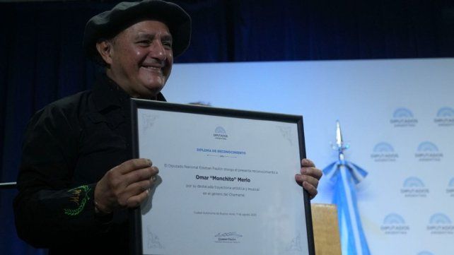 Monchito Merlo fue homenajeado en la Cámara de Diputados de la Nación