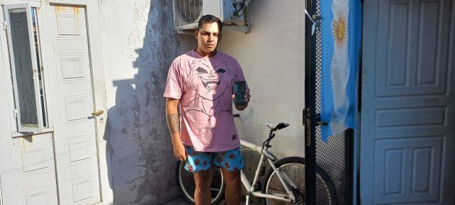 Joel, el hermano de Esteban, y la bicicleta que no le pudieron robar.