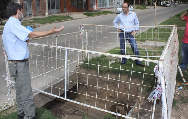 Liceo Norte: tramo final para las obras del desagüe en calle Larguía