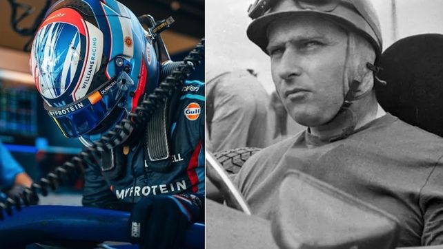 Franco Colapinto recibió un saludo virtual de Juan Manuel Fangio.