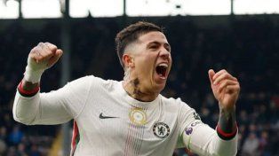 Enzo Fernández anotó en el triunfo del Chelsea ante Burnley