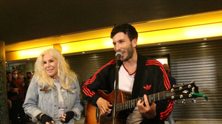 Susana Giménez y Sebastián Yatra sorprendieron a los pasajeros del subte