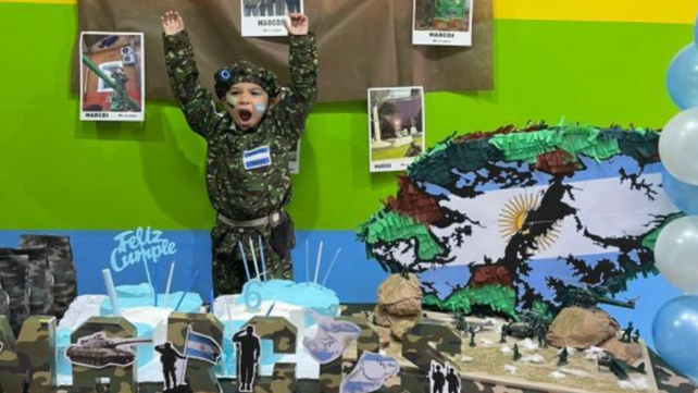El pequeño fanático de Malvinas&nbsp;
