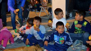 Los niños de Concordia en una de las actividades que organizó la Fundación Conased. &nbsp;