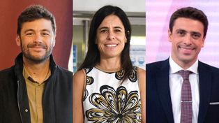 Los candidatos Monteverde, Aleart y Labayru.