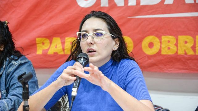 La precandidata a gobernadora por el Frente de Izquierda y de los Trabajadores-Unidad