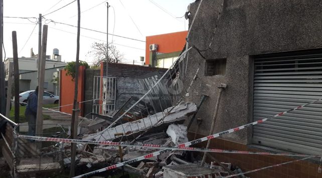 El derrumbe ocurrió en la mañana de este jueves