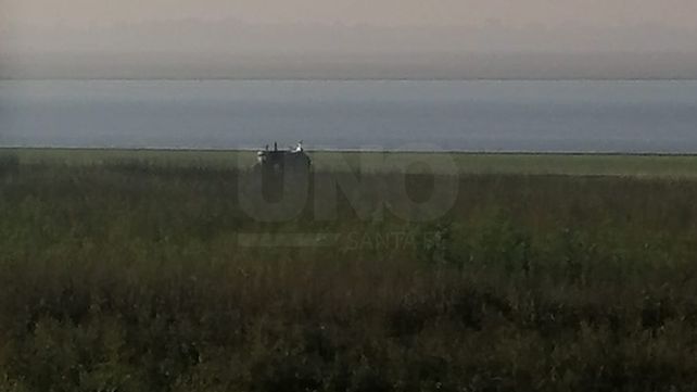 Locura total: varado en medio de la laguna Setúbal