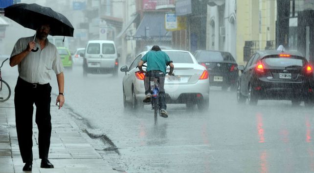Domingo lluvioso y gris en Santa Fe