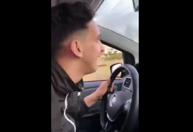 Si nos matamos, nos matamos: el video del joven que chocó borracho en Mar del Plata