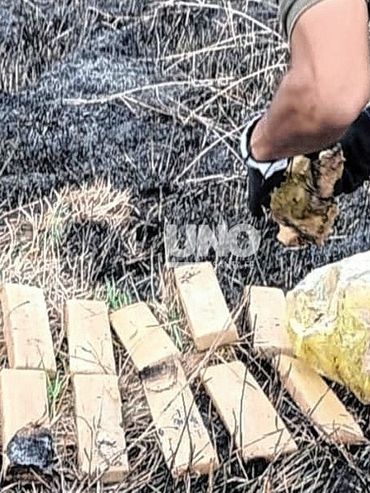 Secuestraron 26 ladrillos de marihuana abandonados a la vera de la ruta nacional 11: en la misma zona hace una semana incautaron otros 941 kilos