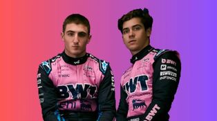 El australiano Jack Doohan junto a Franco Colapinto en la presentación de los pilotos de Alpine tiempo atrás. Ahora le toca el turno de correr al argentino.