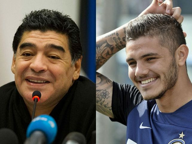Icardi le respondió duramente a Maradona