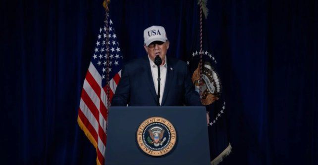 Trump confirmó un ataque masivo contra Irán. Foto: Agencia NA/Redes.