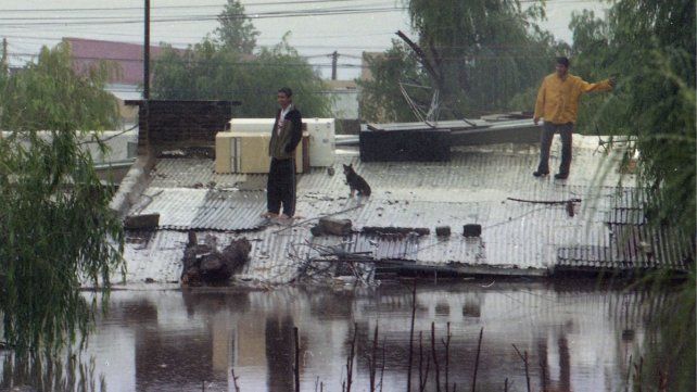 Retrato de la inundación de 2003. Foto: Hugo Pascucci.