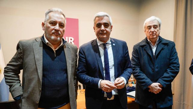 Franco Bartolacci junto a Marcelo Lewandoski y Eduardo Galaretto&nbsp;