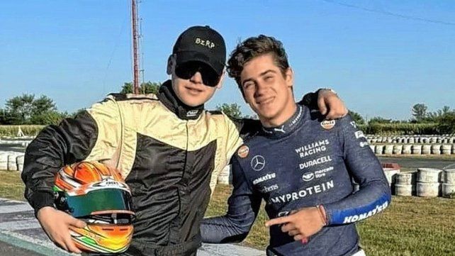 Colapinto y Bizarrap compitieron en Karting y compartieron un divertido intercambio en redes sociales