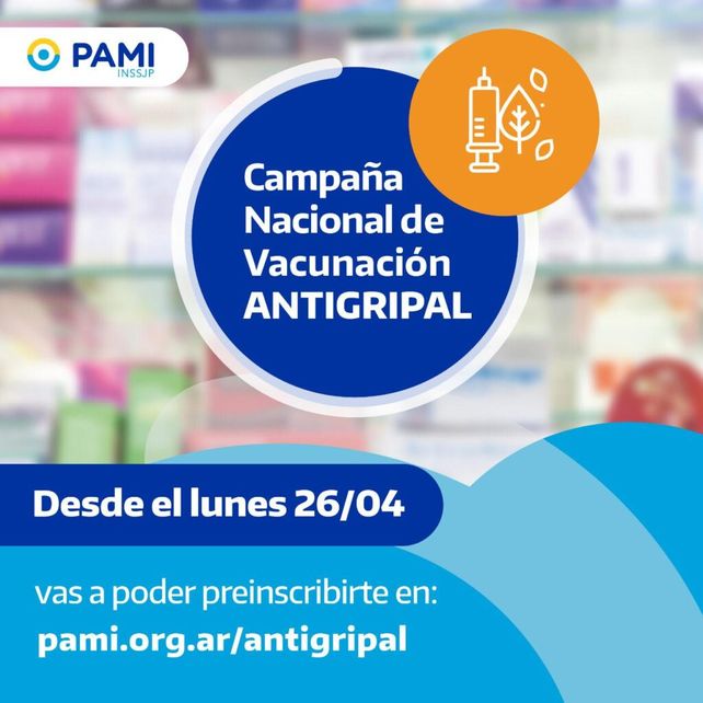 PAMI: 300.000 afiliados anotados para la vacuna antigripal