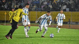 Argentina y su primer derrota en el torneo.