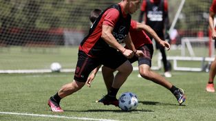 Panchito González, en Bella Vista. Newell’s quiere despedir al Gringo Heinze con una victoria.