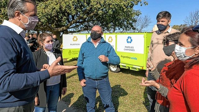 Instalaron el primer punto verde móvil en la zona sur
