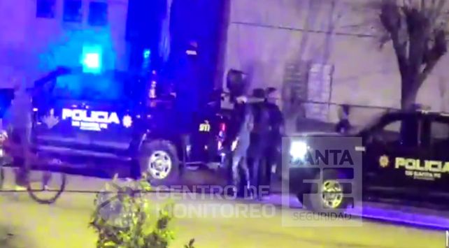 Momento de la detención.