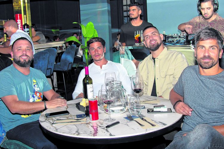 Guido Saita, Bruno Perona, Julián Marengo y Germán Vinciunas