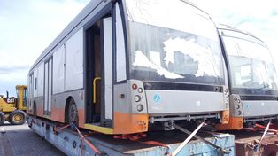 En el año 2017 comenzaban a llegar los trolebuses Trolza de origen ruso.