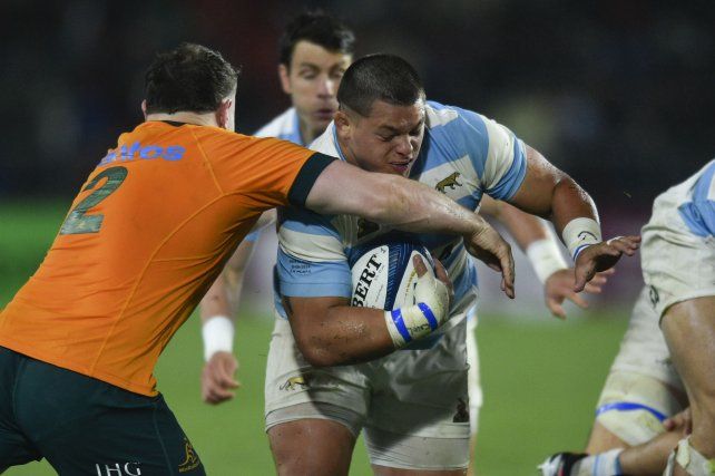 Thomas Gallo se abre paso entre la defensa australiana a pura potencia&nbsp;