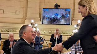 Felipe Michlig fue reelecto como presidente provisional del Senado provincial