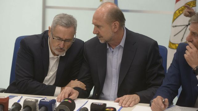 Perotti ratificó el rumbo de su política en seguridad pública.&nbsp;